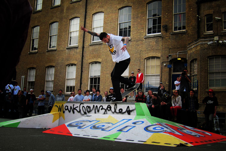 Adidas the obstacle skate event and ramp build construction